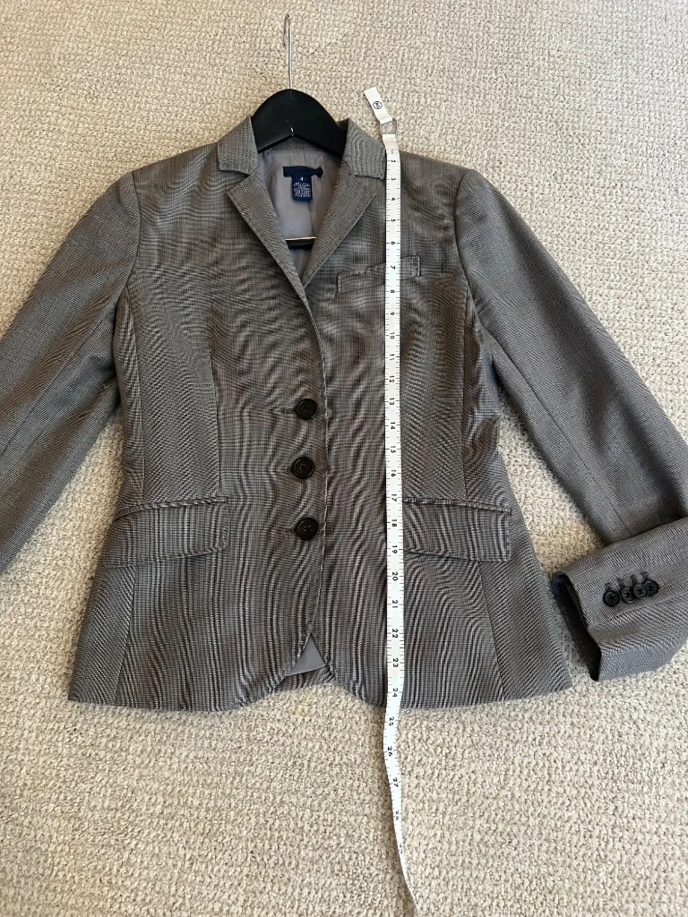 J.Crew Gray Skirt Suit Set | Blazer Size 4 & Pencil Skirt Size 8 - career